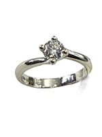 Anello Gioielleria Sorrentino Donna Lab Grown Diamonds in Oro bianco Diamante Lab Grown 0.52 Ct 1LBSL2 - 1LBSL2